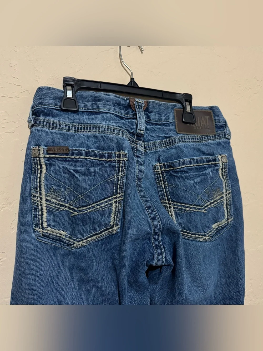 Ariat Men's Straight Leg Blue Work Jeans